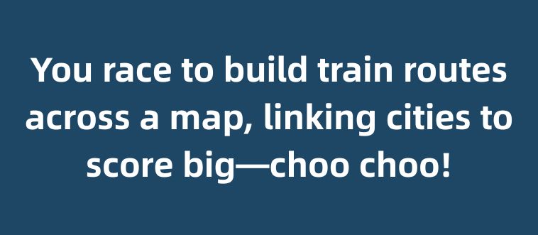 Can you link major cities with train tracks to finish your transit tickets?