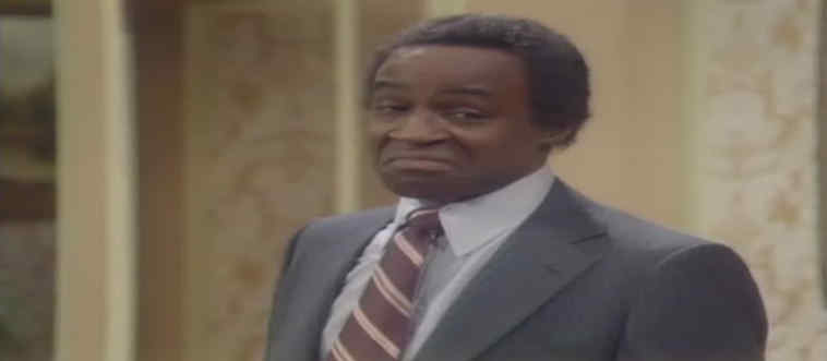 Which sitcom starred a dry-witted butler who constantly upstaged the family with his sharp tongue?