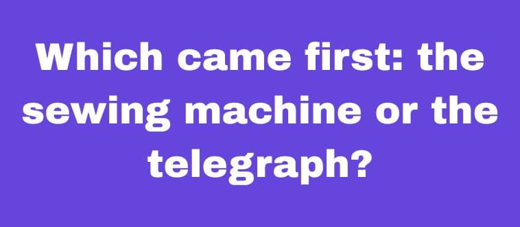 Which communication device beat the needle to the patent office?