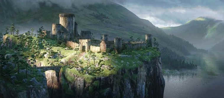 Which Scottish realm serves as the backdrop for Merida's archery and antics in Brave?