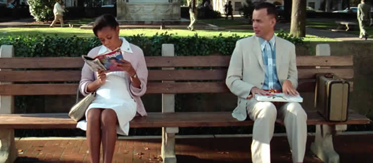 In which 1994 cinematic gem do we hear the snack-based wisdom “Life is like a box of chocolates”?
