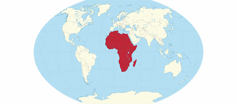Which massive landmass is currently glowing in the spotlight?