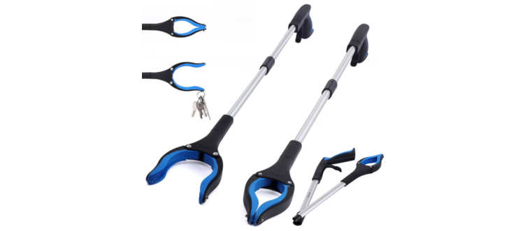 Can you identify this handy gadget used to grab out-of-reach items?